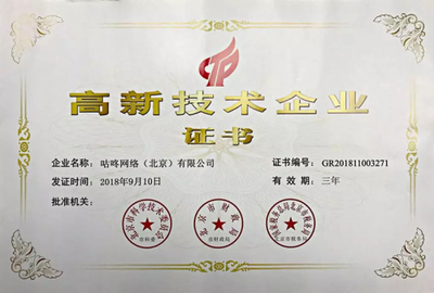 咚咚智能榮膺國(guó)家級(jí)“高新技術(shù)企業(yè)”認(rèn)定，引領(lǐng)網(wǎng)路科技領(lǐng)域技術(shù)開(kāi)發(fā)新浪潮